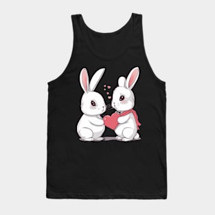 Valentine Bunny Tank Top